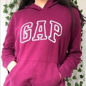 Dark pink GAP hoodie
